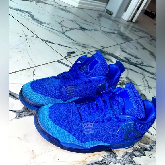 Jordan | Shoes | Jordan 4 Retro Flynit Hyper Royal | Poshmark display picture 3